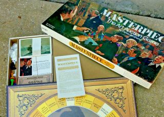 Masterpiece The Art Game,  by Parker Bros.  Complete Game,  1970 Nmint 2