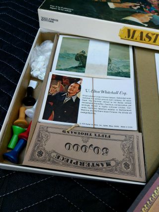 Masterpiece The Art Game,  by Parker Bros.  Complete Game,  1970 Nmint 8