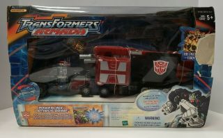 Transformers Armada Powerlinx Optimus Prime W/corona Sparkplug | Ships 