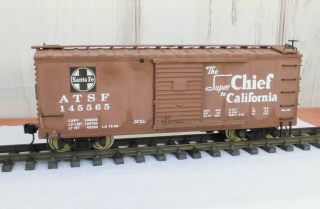 Usa Trains / Atchison Topeka & Santa Fe " The Chief To California " Box Car
