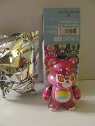 Kidrobot - Care Bears - Cheer Bear - 3 - Inch Mini - Opened