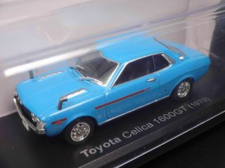 Toyota Celica 1600gt 1970 Blue 1/43 Scale Box Mini Car Display Diecast Vol 9