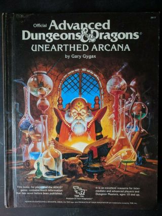 Ad&d Unearthed Arcana (2017)