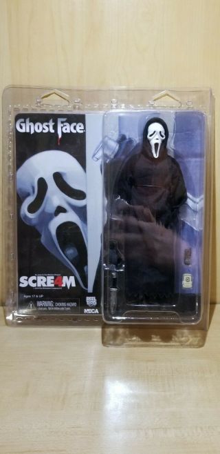 Neca Ghost Face Scream 4 Rare 8 " Retro Style Cloth Figure 2014