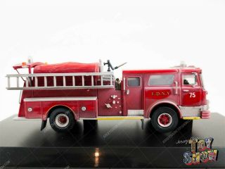 Code 3 1:64 FDNY Mack Valiant Service Engine 75 weathered diecast fire truck 5