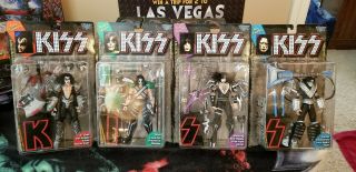Kiss Ultra Action Figures Set Of 4 Mcfarlane Toys W/ Mcfarlane Box