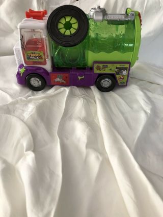 " The Trash Pack " Garbage Sewer Truck Moose Toys Interactive - Euc