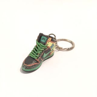 madxo 3D mini sneaker keychain nike DUNK HIGH PRO SB DE LA SOUL 1:6 LACES 02 - 51 2