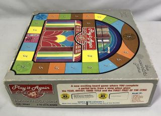 Play It Again Jukebox Board Game 1985 Complete 4