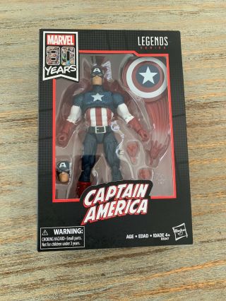 Marvel Legends Series Captain America 80 Year Anniversary Walmart Exclusive