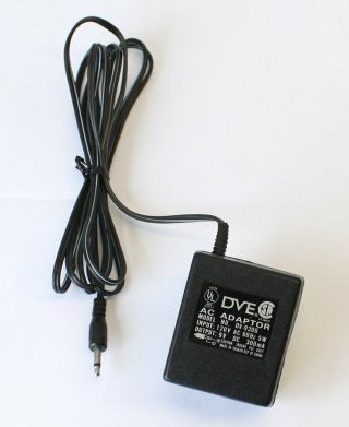 Mego Dv - 9300 Power Supply/ac Adapter For 2xl Talking 8 Track Tape Robot
