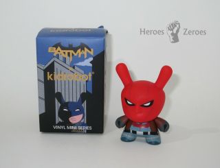 Kidrobot Dunny Batman Mini Series Red Hood Vinyl Figurine