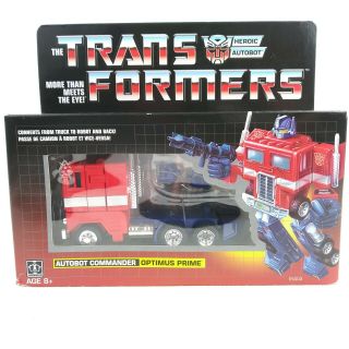 Transformers G1 Optimus Prime Heroic Autobot Commander Reissue Exclusive Walmart