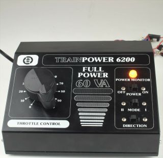 Mrc Trainpower 6200 Transformer 60va - Runs G,  O,  S,  Ho,  N,  Z Gauge