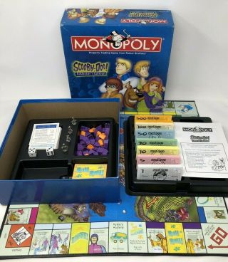 Scooby Doo Monopoly Board Game Collectors Edition 2000 Hasbro Usaopoly