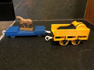 Thomas And Friends Trackmaster Stephen Gold Horse Train Cars Mattel 2009
