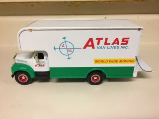 First Gear 1950s - 1960s Mack B - 61 " Atlas Van Lines " Moving Van
