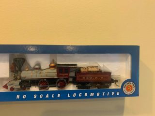 Bachmann Ho Scale Locomotive American 4 - 4 - 0 & Tender B&o