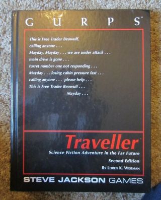 Gurps Traveller Hardcover 2nd Edition Hc Steve Jackson Games