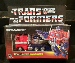 Walmart Exclusive Transformers Optimus Prime G1 Reissue Figure