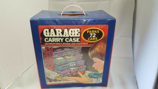 Hot Wheels Matchbox Garage Carry Case 72 Cars Storage