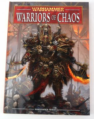 Warhammer Fantasy Warriors Of Chaos Army Book 8th Edition Hardback Oop