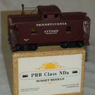 Sunset Models Brass Pennsylvania Prr 477925 Class Nda Cabin Car / Caboose - Ho