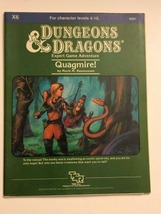 Quagmire X6 Tsr 9081 Dungeons And Dragons