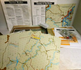 Boxed BOARD WAR GAME WW2 Enemy at the Gates ' 42 - 43 Stalingrad The Gamers op 1994 5