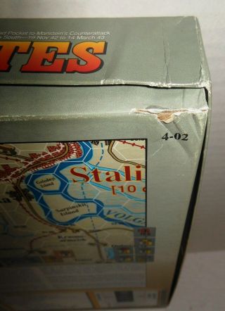 Boxed BOARD WAR GAME WW2 Enemy at the Gates ' 42 - 43 Stalingrad The Gamers op 1994 6