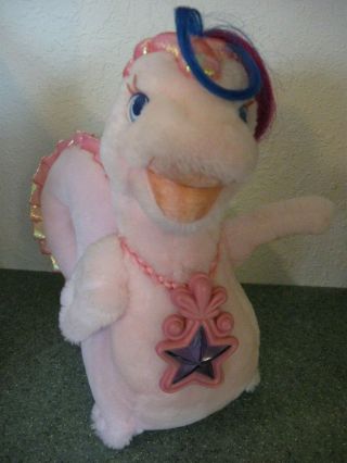 1995 Galoob Secret Of The Loch Monster Happy Ness Pink Stuffed Plush 12 " Figure
