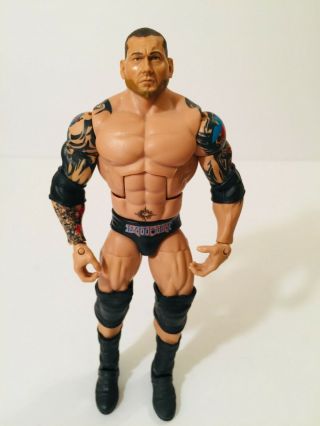 Wwe Mattel Elite 6 Batista Wrestling Figure Displayed Only
