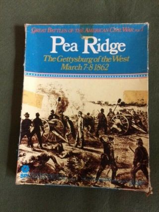 Pea Ridge Strategy & Tactics Spi The Gettysburg Of The West Civil War