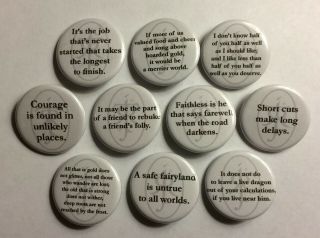 J.  R.  R.  Tolkien Quotes 10 1.  25 " Buttons Or Magnets - Lord Of The Rings Lotr