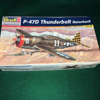 P - 47 Thunderbolt Razorback 1/48 Scale Plastic Model Airplane Revell/monogram