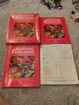 Dungeons And Dragons Basic Rules Set 1 1983 D&d