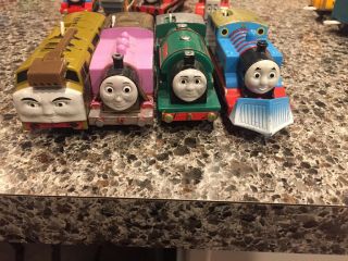 Thomas The Train Trackmaster Trains.  Diesel 10,  Rosie,  Petersam,  Thomas
