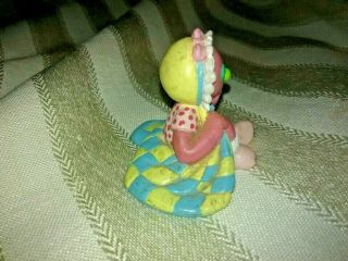 Vintage Sesame Street BABY ROSITA w/Blanket PVC Toy Figure Baby Henson 3
