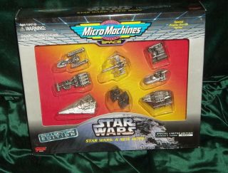 Star Wars Micro Machines Space A Hope Pewter 8 Piece Collector 
