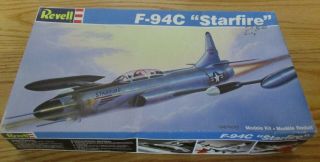 1987 Revell F - 94c Starfire 1/56 Scale Model Kit 4353 Unbuilt
