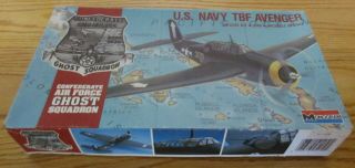1988 U.  S.  Navy Tbf Avenger Monogram Model Kit 1/48 Scale Unbuilt