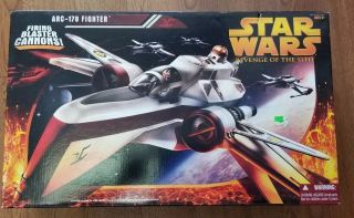 Rots Arc - 170 Fighter Ship Star Wars Revenge Of The Sith Firing Cannons Nib