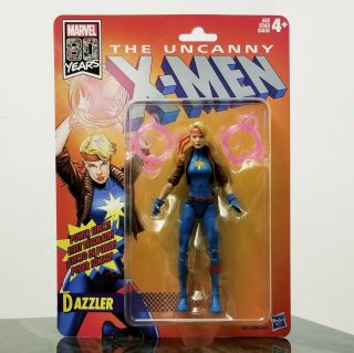Marvel Legends 80th Anniversary Uncanny X - Men Dazzler 6 " Retro Action Figure