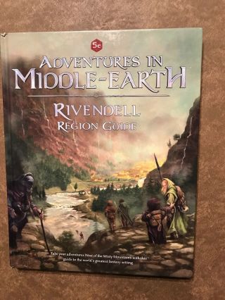 Adventures In Middle Earth Rivendell Region Guide Cubicle 7 5 Th Ed.