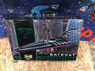 Revell Batman Forever Batboat Skill 2 Hobby Models Plastic 6722 Toys 1995 1:25