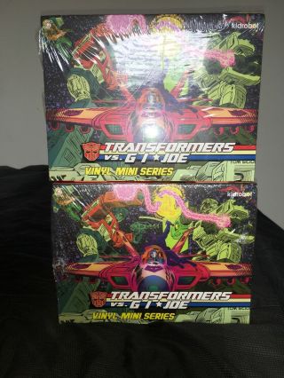 Kidrobot Transformers Vs G.  I.  Joe Full Case Of 24 Blind Box Figures.  Wrapped