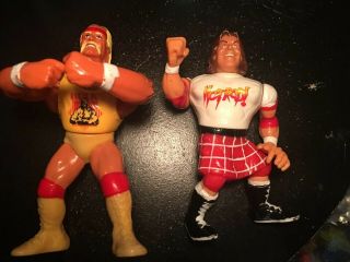1991 Hulk Hogan And Rowdy Rody Piper Wrestling Figures Wwf Wcw Wwe