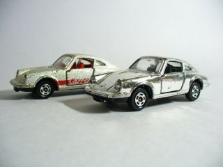 Tomy Tomica F3 Porsche 911s Silver 2cars 1/61 Made In Japan