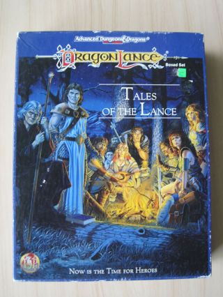 Dungeons & Dragons Dragonlance Box Set Tales Of The Lance Uncut,  Missing 1 Map
