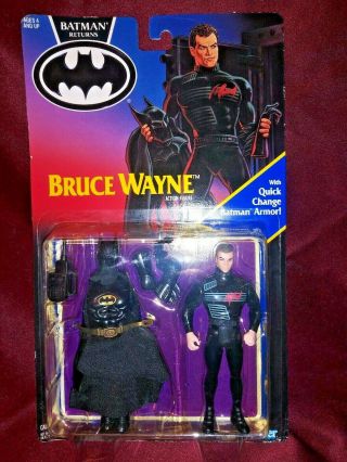 Batman Returns Bruce Wayne Batman/Cat Woman/Penguin and Robin 1992 Kenner NIP 4